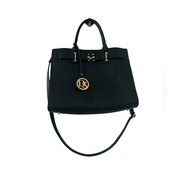 Dasein like new condition black large 13”x10.5”x5” handheld/shoulder purse - Picture 1 of 11